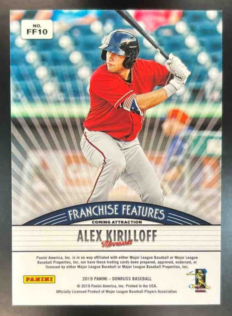 2019 Donruss Aaron Judge Alex Kirilloff Franchise Features Blue /249 Angels - Sports Cards