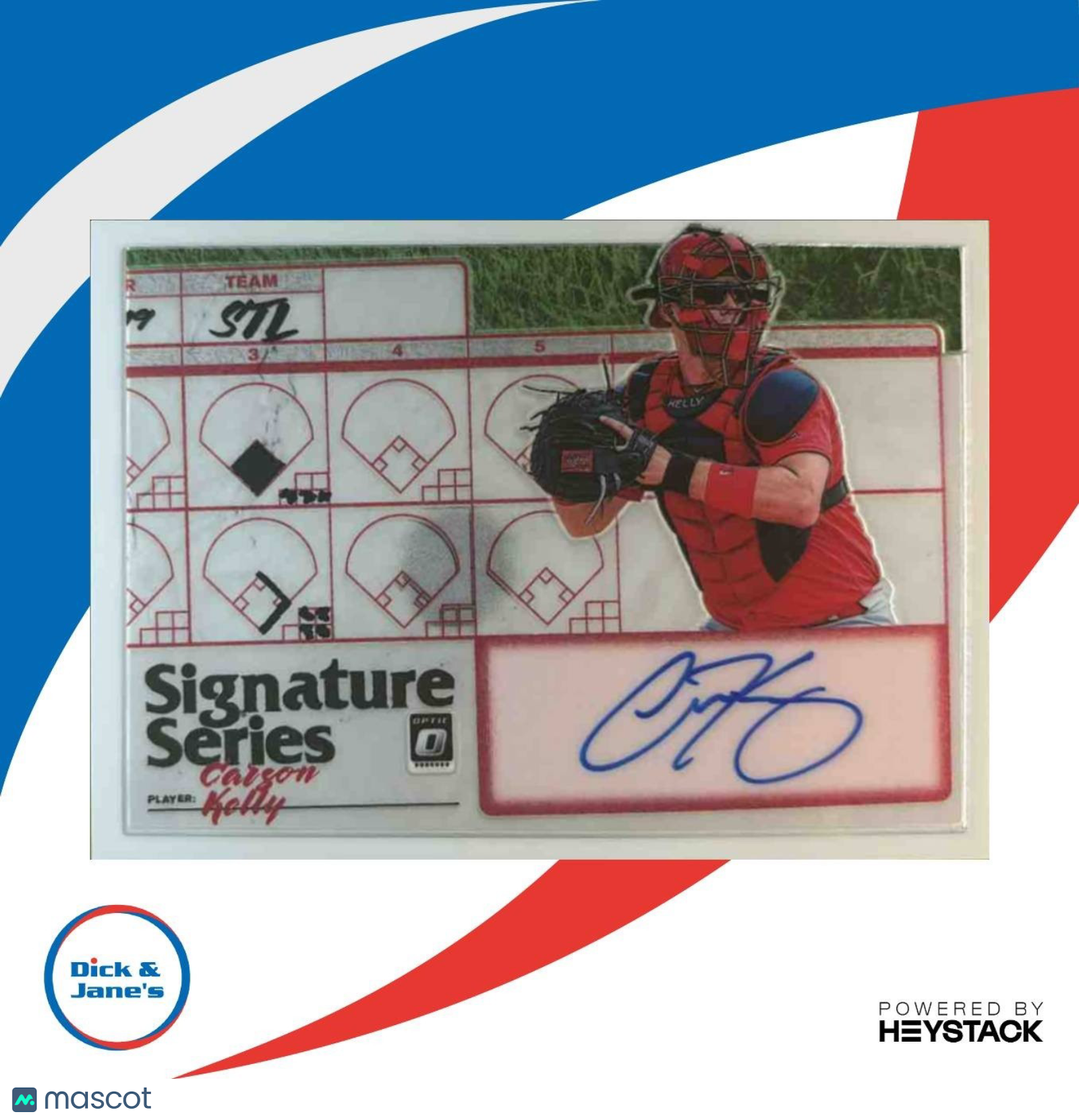 2019 Donruss Optic Carson Kelly Signature Series #SS-CK Auto St. Louis Cardinals - Sports Cards