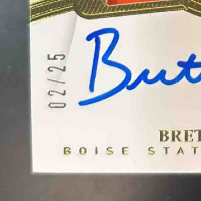 2019 Immaculate Collection College Brett Rypien Gold Patch Auto /25 Broncos - Sports Cards