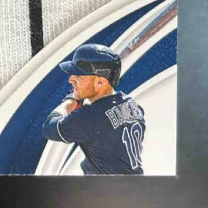 2019 Immaculate Collection Jake Bauers Jumbo Socks /6 MEM RC Cleveland Indians - Sports Cards
