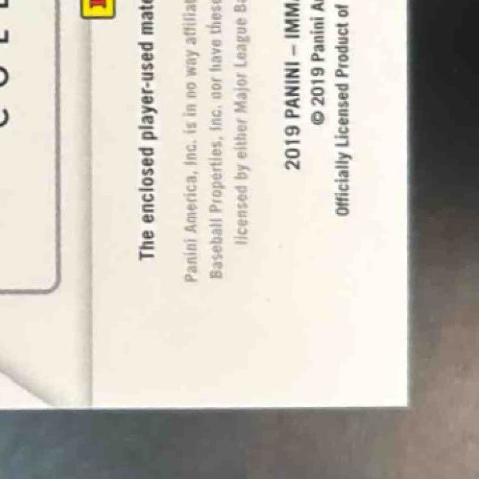 2019 Immaculate Collection Jake Bauers Jumbo Socks /6 MEM RC Cleveland Indians - Sports Cards