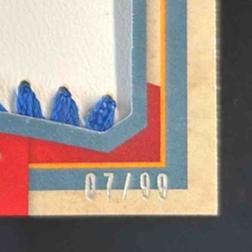 2019 Leather & Lumber Touki Toussaint Baseball Signatures Blue /99 #129 Braves - Sports Cards