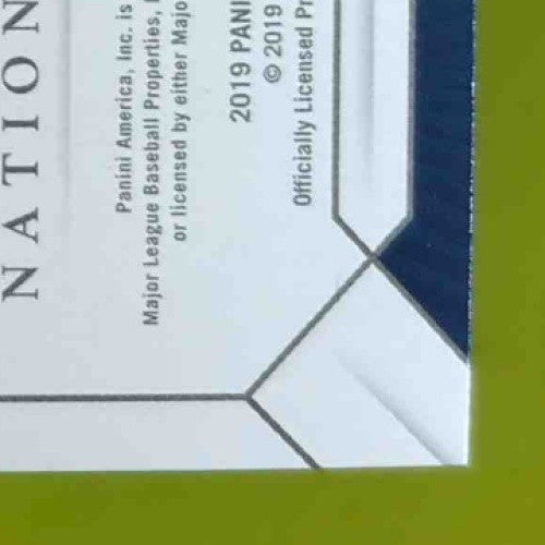 2019 National Treasures Forrest Whitley Game Material Eights Silver /10 Astros - Sports Cards