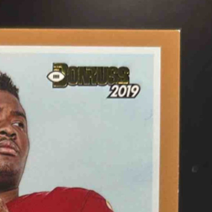 2019 Panini Donruss Dwayne Haskins Auto Bronze #301 RC Washington Redskins - Sports Cards
