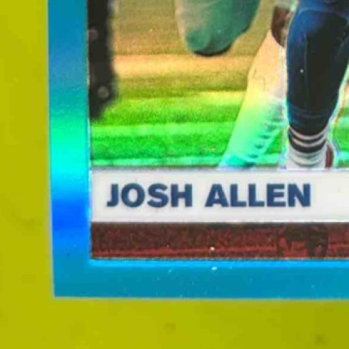 2019 Panini Donruss Optic Josh Allen Aqua 172/299 #12 Buffalo Bills Sports Cards