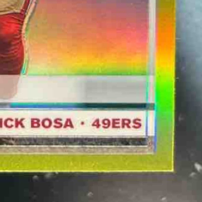 2019 Panini Donruss Optic Nick Bosa Red and Yellow #168 RC San Francisco 49ers - Sports Cards