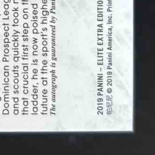 2019 Panini Elite Extra Edition Rhaybel Roso Auto #194 - Sports Cards