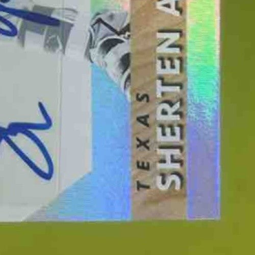 2019 Panini Elite Extra Edition Sherten Apostel Auto #114 Texas Rangers - Sports Cards