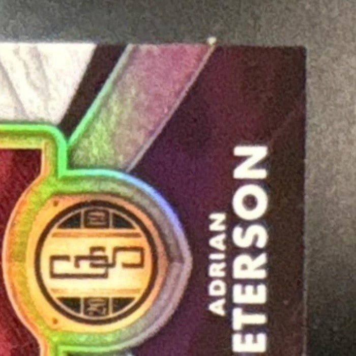 2019 Panini Gold Standard Adrian Peterson White Gold Patch /149 Redskins - Sports Cards