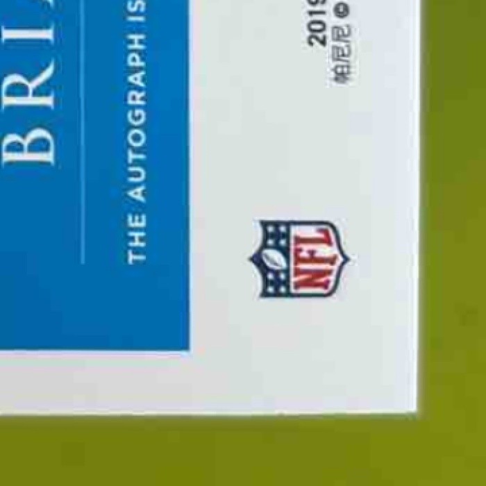 2019 Panini Impeccable Brian Burns Rookie Auto Red 37/75 #159 RC Panthers - Sports Cards