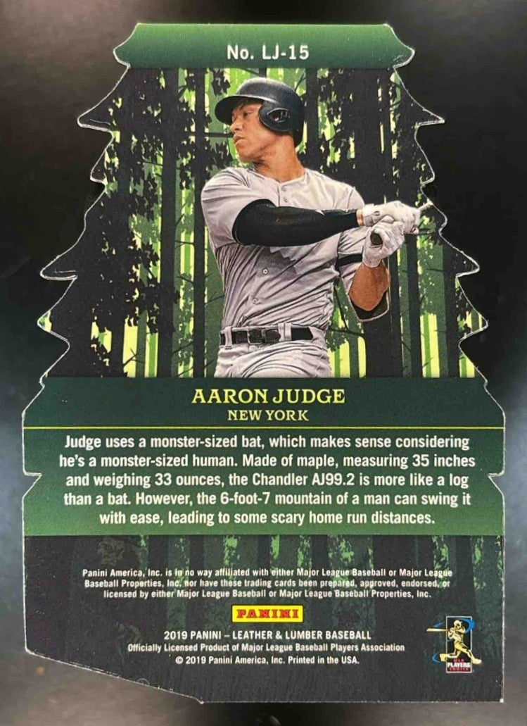 2019 Panini Leather & Lumber Aaron Judge Lumberjacks #LJ-15 New York Yankees - Sports Cards