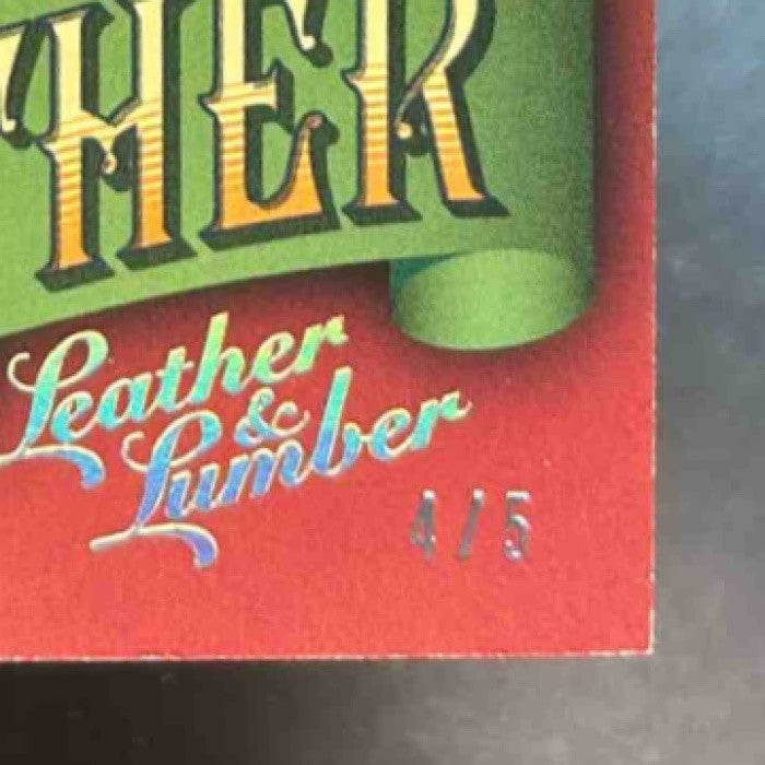 2019 Panini Leather & Lumber Ken Griffey Jr Flashing the Leather /5 MEM Mariners - Sports Cards