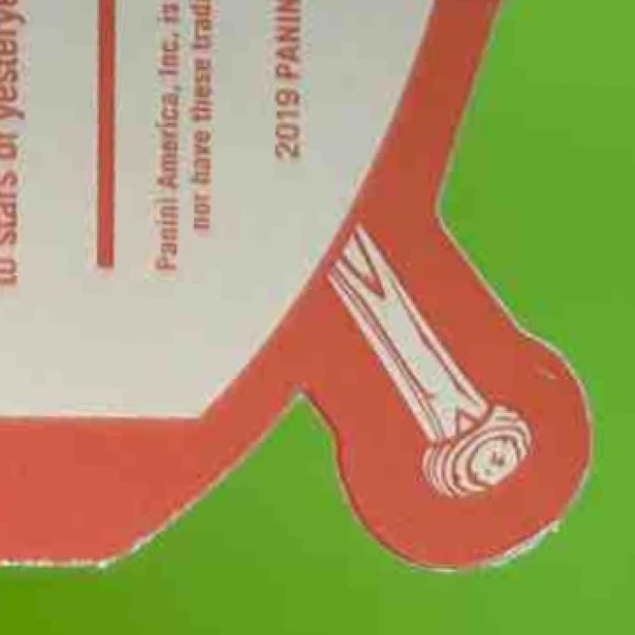 2019 Panini Leather & Lumber Mike Trout Holo Gold /10 Los Angeles Angels - Sports Cards