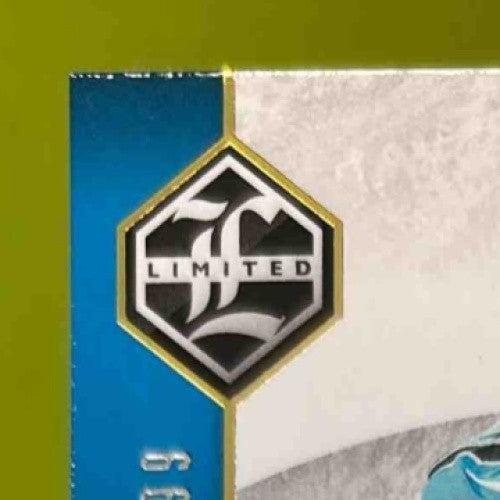 2019 Panini Limited Brian Burns 166/199 #186 Auto RC Carolina Panthers - Sports Cards