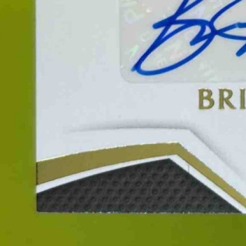 2019 Panini Limited Brian Burns 166/199 #186 Auto RC Carolina Panthers - Sports Cards