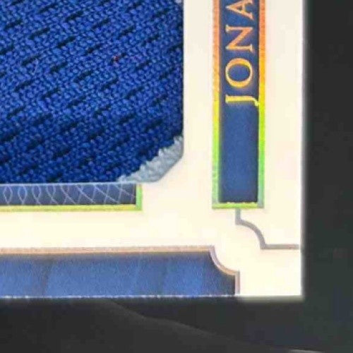 2019 Panini National Treasures Jonathan Davis /25 #37 MEM Auto RC Blue Jays - Sports Cards