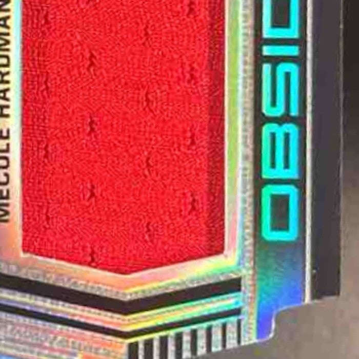 2019 Panini Obsidian Mecole Hardman Jr. Rookie Eruption /100 Patch MEM RC Chiefs - Sports Cards