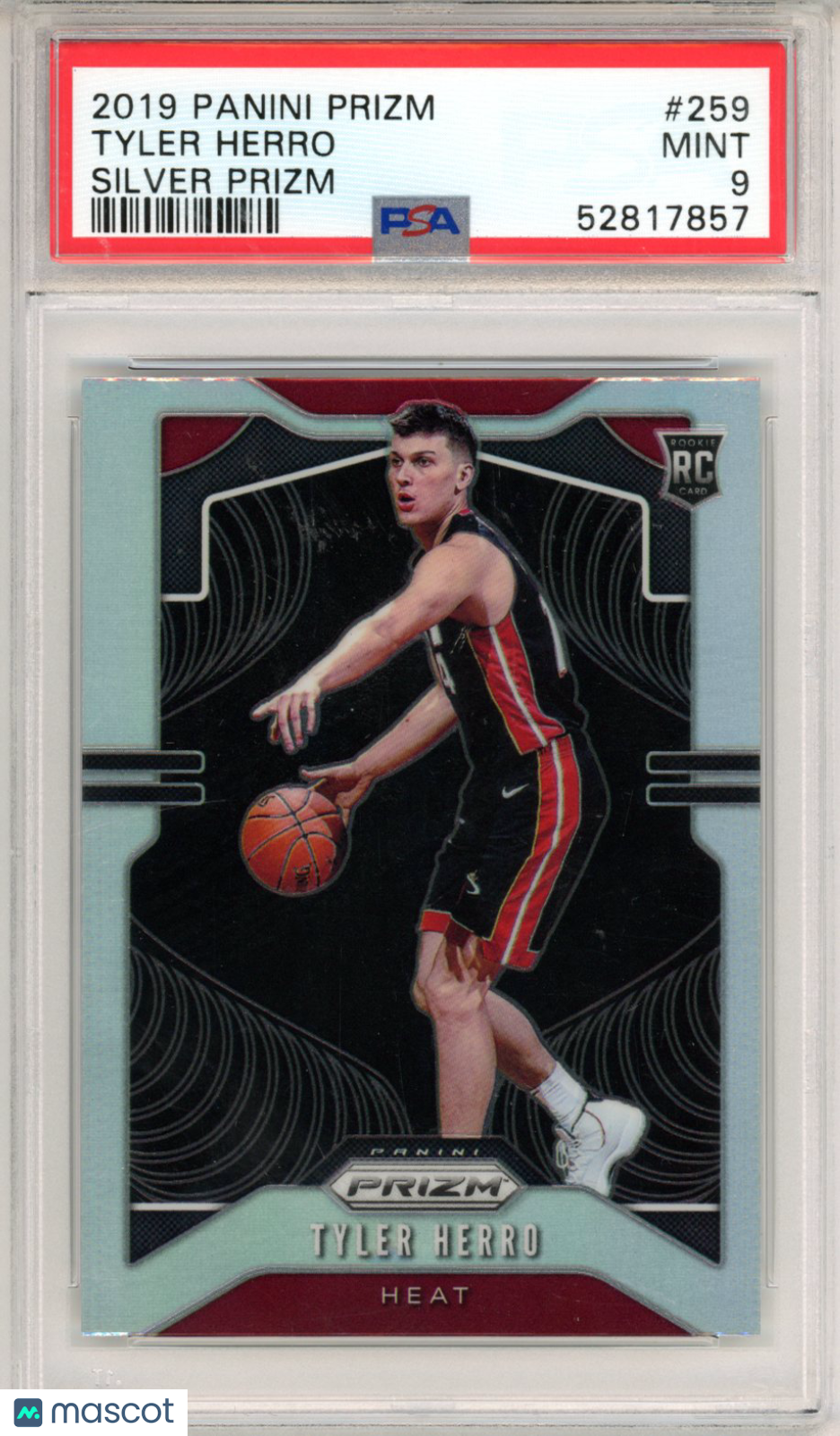 2019 Panini Prizm Tyler Herro Silver #259 PSA 9 - Graded Sports Cards