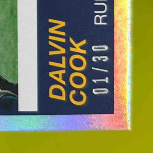 2019 Panini Score Dalvin Cook 30th Anniversary 1/30 #235 Minnesota Vikings - Sports Cards