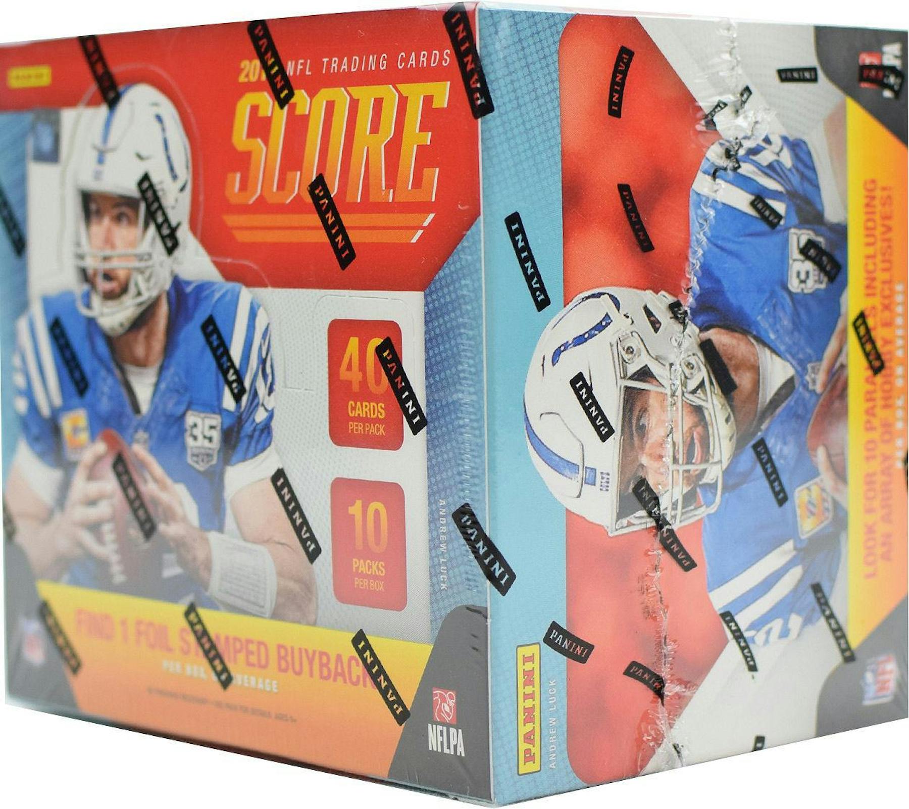 2019 Panini Score Football Hobby Box (4 Autogtaphs) (10 Jumbo Packs) - NFL Blaster