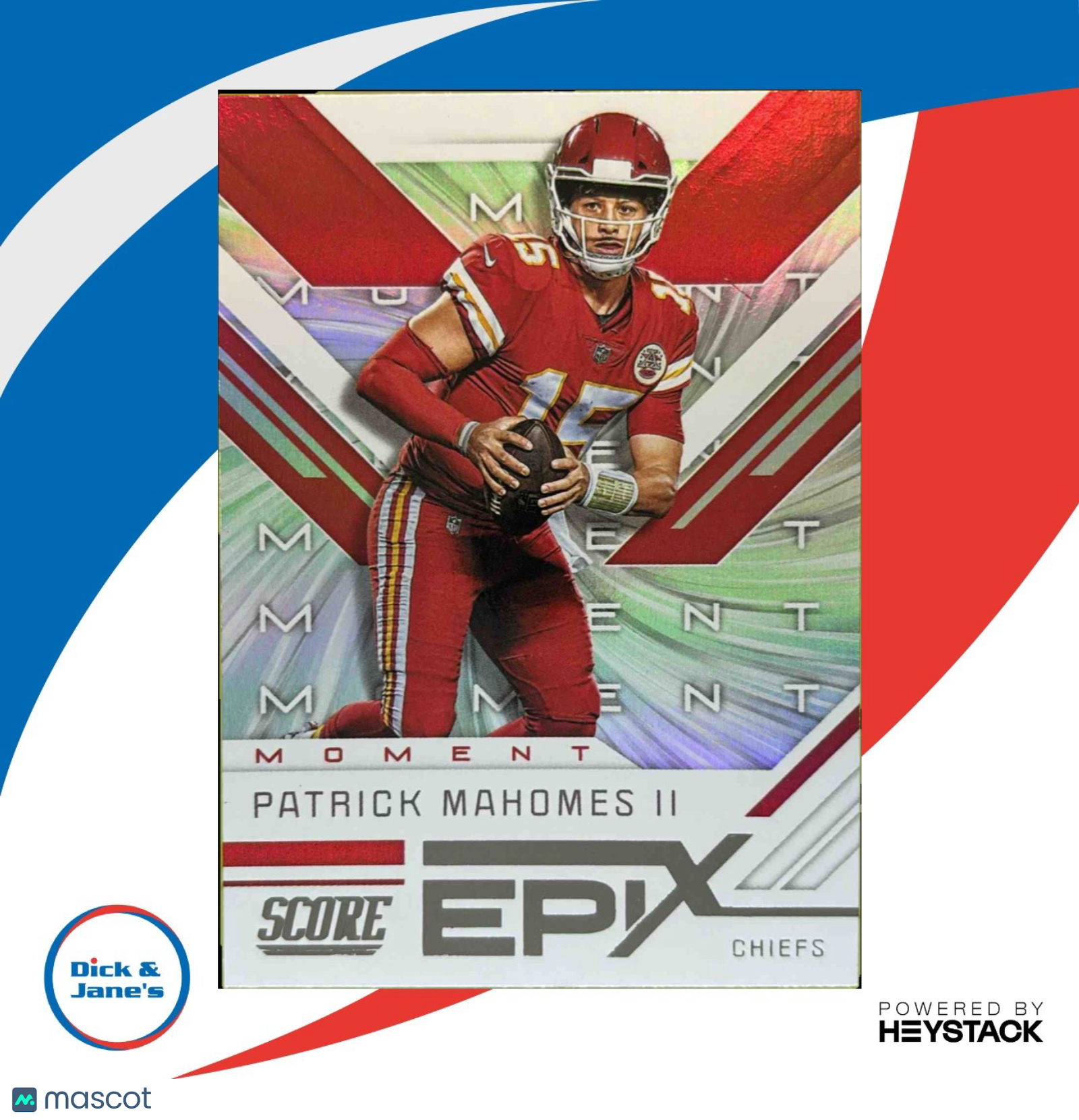 2019 Panini Score Patrick Mahomes II Epix Moment #EM-3 Kansas City Chiefs - Sports Cards