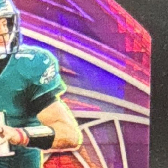 2019 Panini Spectra Carson Wentz Neon Pink Die Cut 1/20 #28 Philadelphia Eagles - Sports Cards