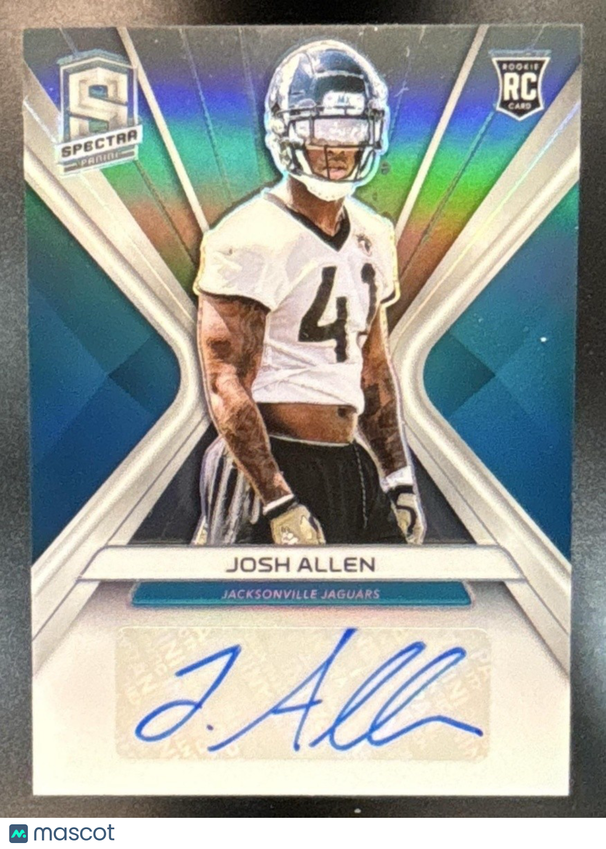 2019 Panini Spectra Josh Allen Rookie Auto /199 #RA-JA RC Jaguars - Sports Cards