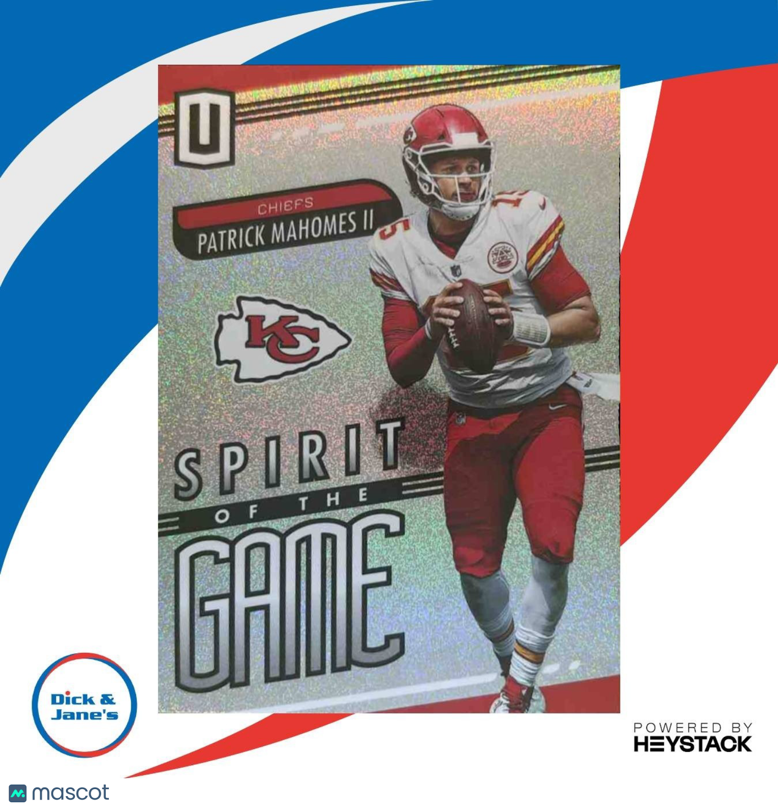 2019 Panini Unparalleled Patrick Mahomes II Spirit of the Game #SG-PM Chiefs - Sports Cards