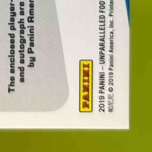 2019 Panini Unparalleled T.J. Hockenson Rookie Jersey Auto #313 RC Detroit Lions - Sports Cards