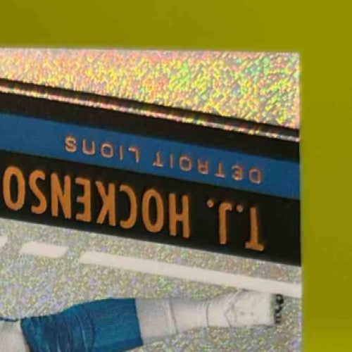 2019 Panini Unparalleled T.J. Hockenson Rookie Jersey Auto #313 RC Detroit Lions - Sports Cards