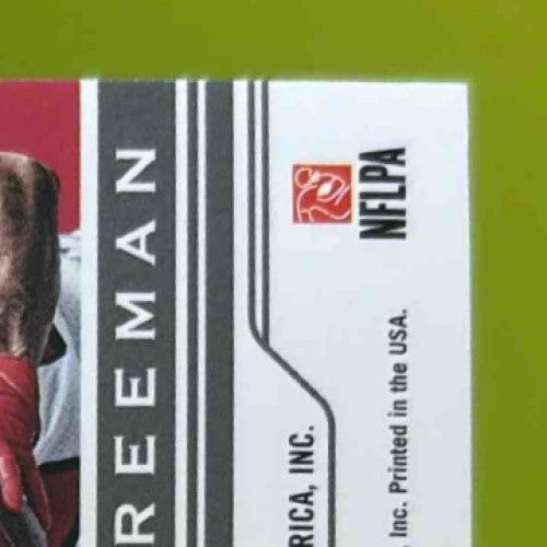 2019 Plates and Patches Double Coverage Patch Calvin Ridley Devonta Freeman /10 - Sports Cards