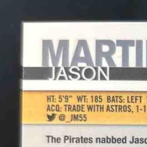 2019 Topps Chrome Update Jason Martin Auto X-Fractor /125 RC Pittsburgh Pirates - Sports Cards