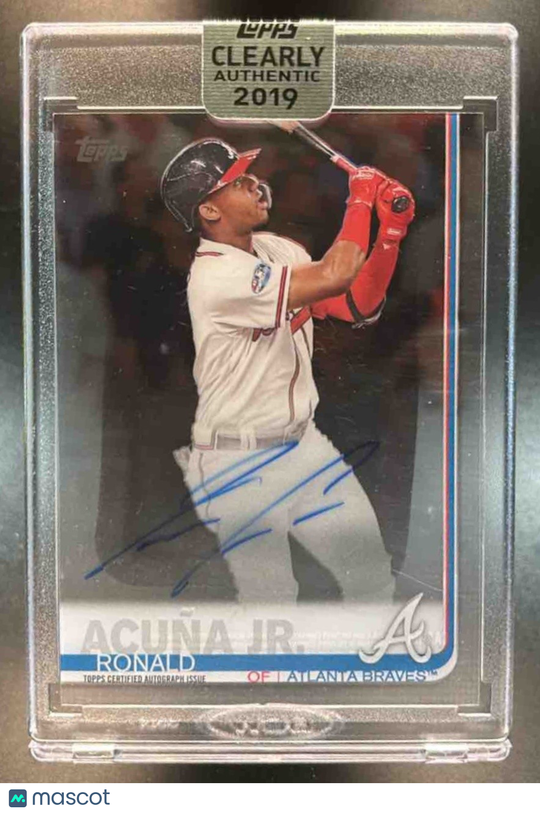 2019 Topps Clearly Authentic Autographs #CAARA Ronald Acuna Jr Atlanta Braves - Sports Cards