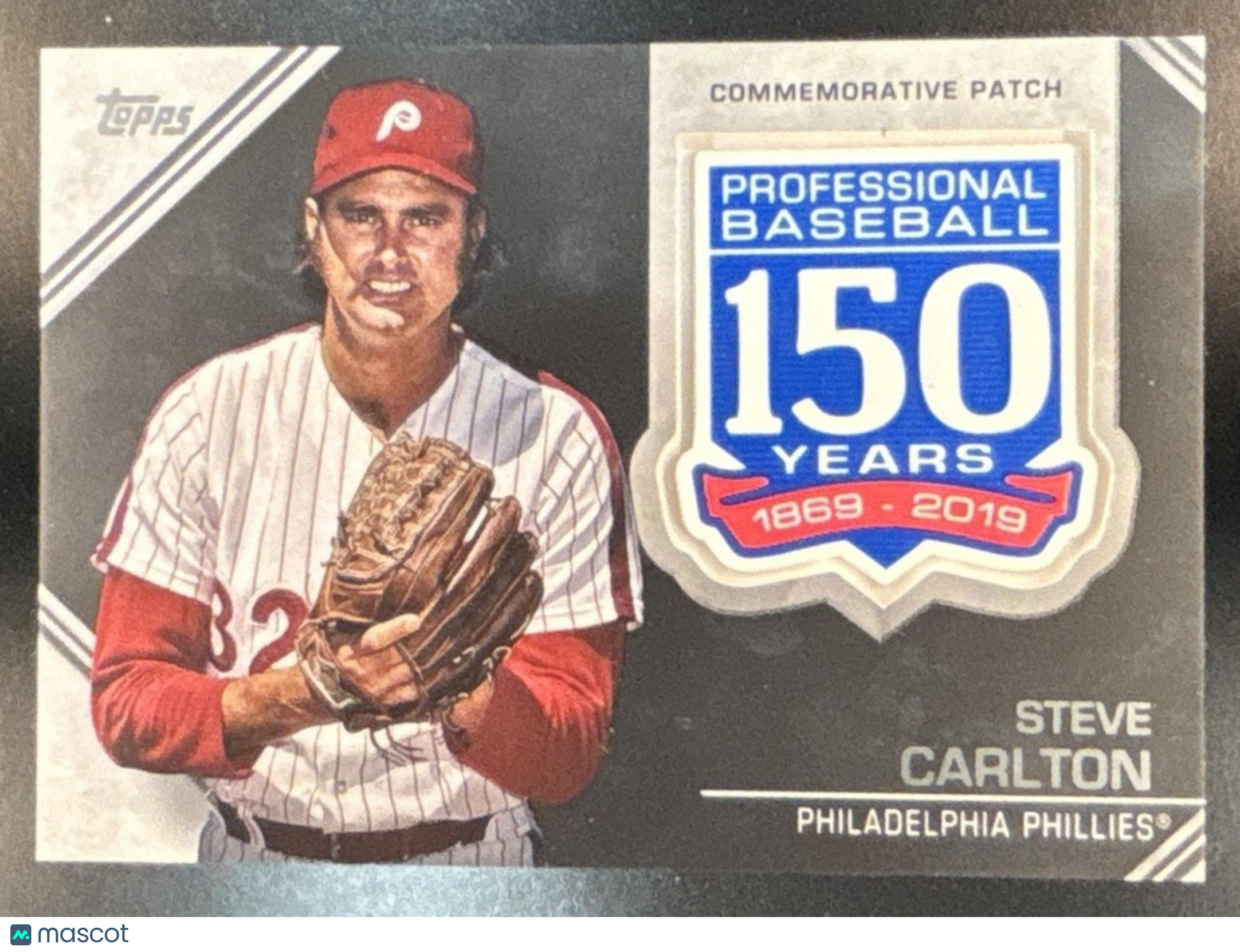 2019 Topps Steve Carlton 150th Anniversary Commemorative Patches Phillies - Sports Cards