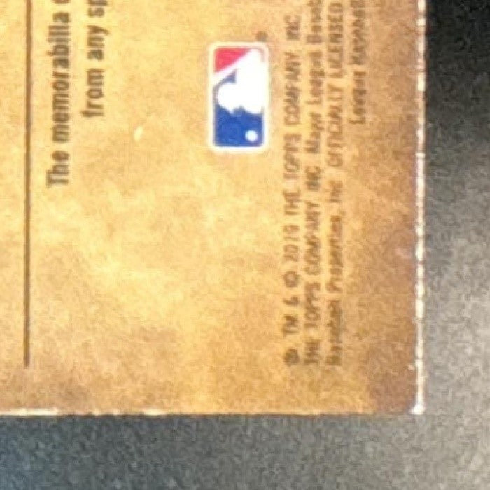 2019 Topps Tier One Mike Trout Relics /375 MEM Los Angeles Angels - Sports Cards