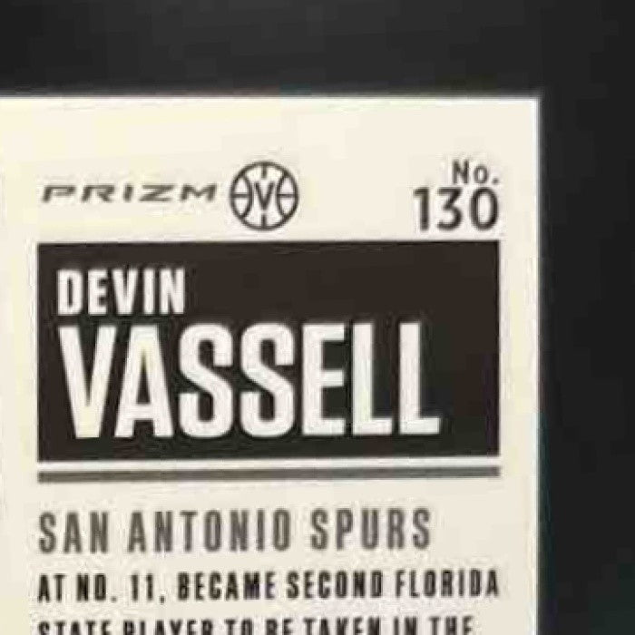 2020-21 Contenders Optic Devin Vassell Blue /99 #130 RC Auto San Antonio Spurs - Sports Cards