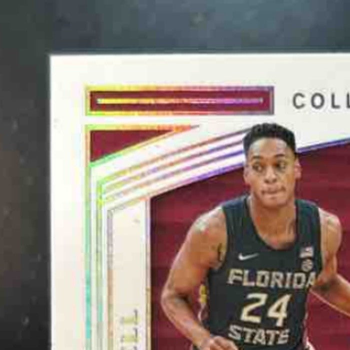 2020-21 National Treasures Collegiate Devin Vassell Patch Auto /10 RC Seminoles - Sports Cards