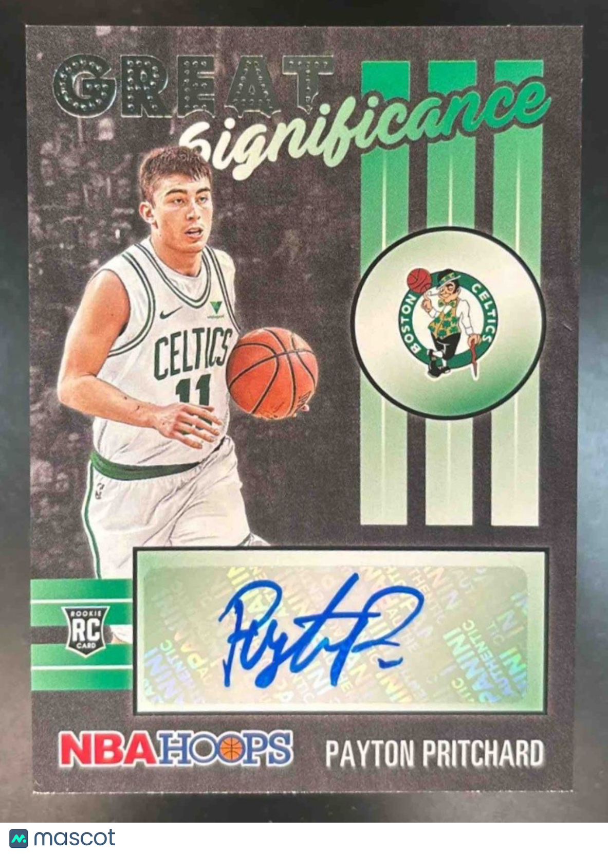 2020-21 Panini Hoops Payton Pritchard Great SIGnificance RC Auto Boston Celtics - Sports Cards