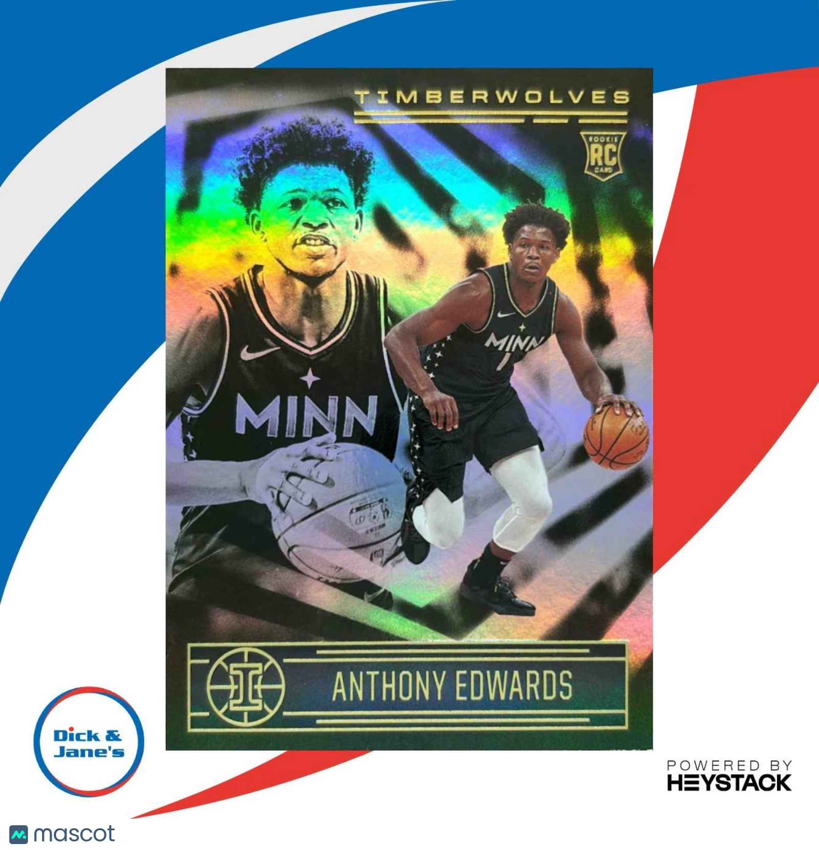 2020-21 Panini Illusions Anthony Edwards #152 RC Minnesota Timberwolves - Sports Cards