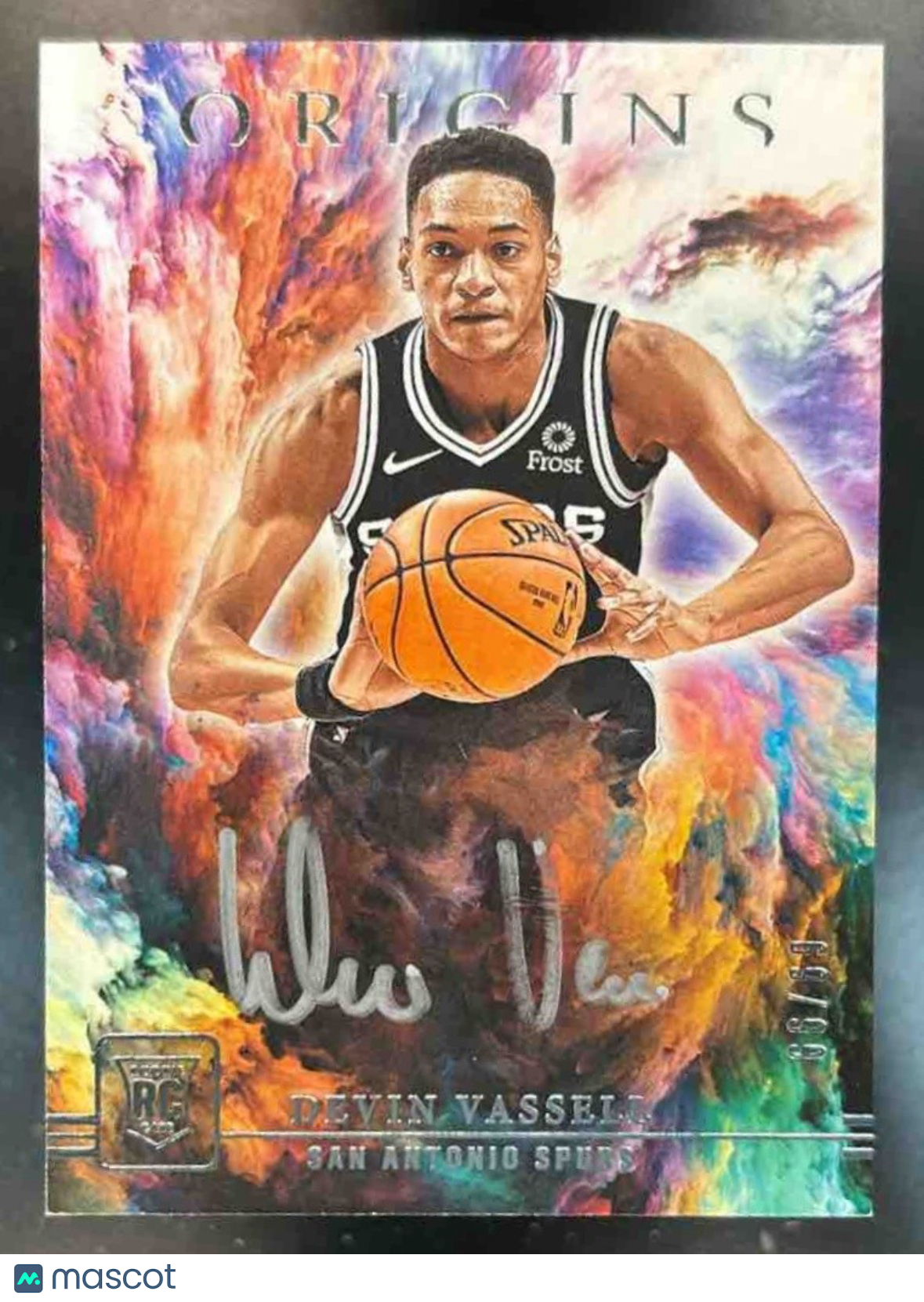 2020-21 Panini Origins Devin Vassell Auto Silver Ink /99 RC San Antonio Spurs - Sports Cards