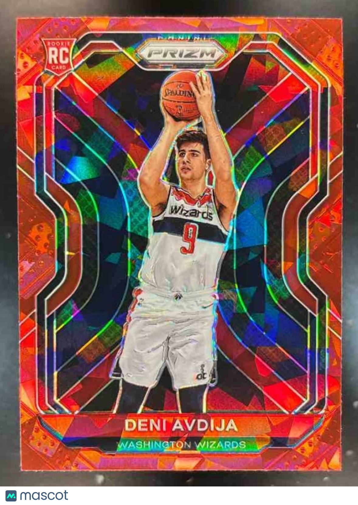 2020-21 Panini Prizm Deni Avdija Red Ice Prizms #290 RC Washington Wizards - Sports Cards