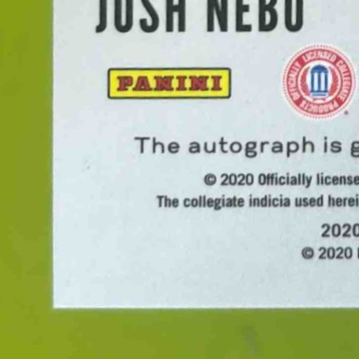 2020-21 Panini Prizm Draft Josh Nebo Auto Pink Ice #PA-JN Texas A&M Aggies - Sports Cards