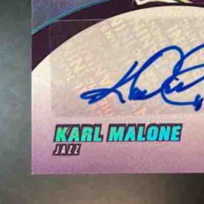 2020-21 Panini Revolution Karl Malone Auto Infinite /25 Utah Jazz - Sports Cards