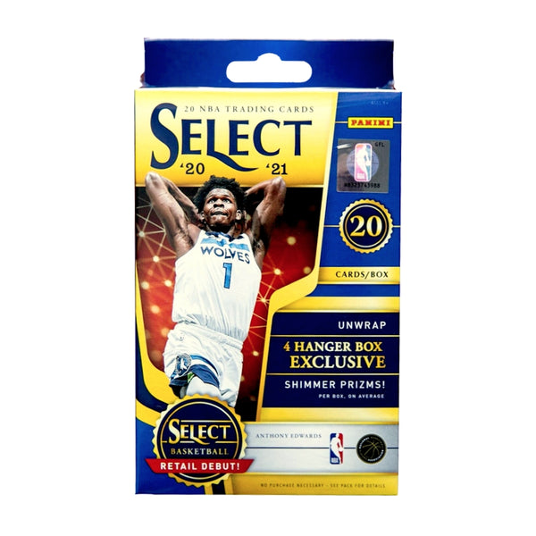 2020/21 Panini Select Basketball Hanger Box (Shimmer Prizms)
