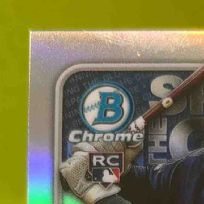 2020 Bowman Yu Chang Spanning the Globe Chrome Refractor RC Cleveland Indians - Sports Cards