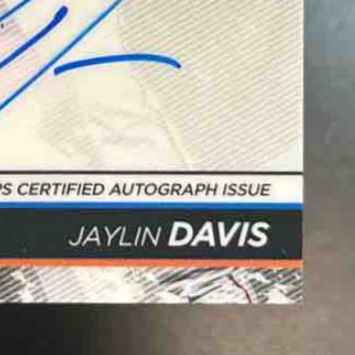 2020 Bowman’s Best Jaylin Davis Best of 2020 Auto Blue /150 RC Giants - Sports Cards