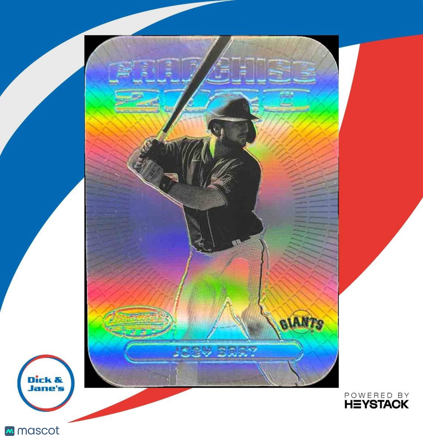 2020 Bowman’s Best Joey Bart Franchise Die Cuts #FFDC-JB San Francisco Giants - Sports Cards