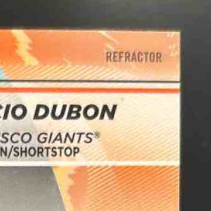 2020 Bowman’s Best Mauricio Dubon Best of 2020 Auto Refractor RC Giants - Sports Cards