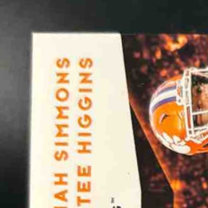 2020 Contenders Draft Picks Tee Higgins Isaiah Simmons /15 #7 RC Clemson Tigers - Sports Cards