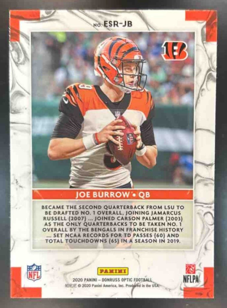 2020 Donruss Optic Joe Burrow Rookie Elite Series #ESR-JB RC Cincinnati Bengals - Sports Cards